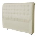 Ver imagem 1 de Cabeceira King Imperatriz 195 CM Suede Marfim - D A Decor