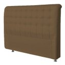 Ver imagem 1 de Cabeceira Queen Imperatriz 160 CM Suede Marrom - D A Decor