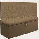 Ver imagem 1 de Kit Cabeceira Lunna + Calçadeira Itália Solteiro 90 CM Suede Camurça - D A Decor