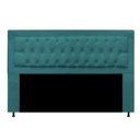 Ver imagem 1 de Cabeceira Solteiro Lunna 90 CM Suede Azul Turquesa- D A Decor