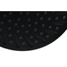 Ducha Redonda 21 Cm em Abs Black Matte com Cano de Parede - 4