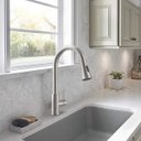 Ver imagem 2 de Torneira Goumet Pull Down Monocomando Mesa Bancada Cozinha Metal Escovado