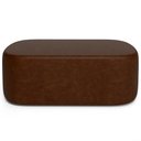 Ver imagem 5 de Cabeceira Cama Box 100cm Lanna com Puff Recamier Doha W01 Couríssimo Marrom - Lyam Decor