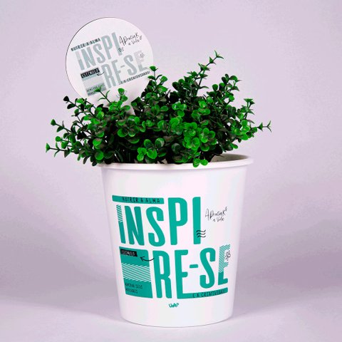 BALDE CACHEPOT E PLACA DE JARDIM ESSENCIA INSPIRE SE