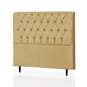 Ver imagem 1 de Cabeceira King Baby 195 CM Suede Bege - D A Decor