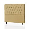 Cabeceira Casal Baby 140 CM Suede Bege - D A Decor - 1