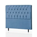 Ver imagem 1 de Cabeceira Queen Baby 160 CM Suede Azul Turquesa- D A Decor
