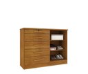 Ver imagem 2 de Cômoda para Quarto 2 Portas 5 Gavetas - Istambul-Cinamomo - Tcil Móveis