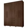 Guarda-Roupa Roupeiro 5 Portas e Gavetas Mônica Noce - 2