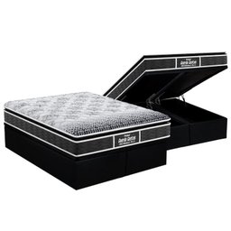 Cama Box Baú King: Colchão Anatômico Probel D28 / EP Guarda Costas PróMiddle Plus Pillow Top + Base - 1