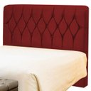 Ver imagem 1 de Cabeceira Queen Pérola 160 CM Suede Vermelho - D A Decor