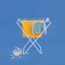 Ver imagem 6 de Varal De Chão Branco em Aço Até 11KG 80cm X 50cm 006004 Mor