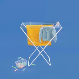 Varal De Chão Branco em Aço Até 11KG 80cm X 50cm 006004 Mor - 6