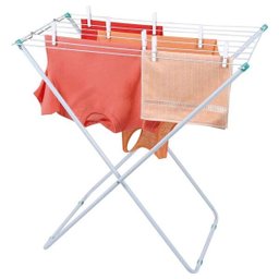 Varal De Chão Branco em Aço Até 11KG 80cm X 50cm 006004 Mor - 2