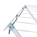 Ver imagem 5 de Varal De Chão Branco em Aço Até 11KG 80cm X 50cm 006004 Mor