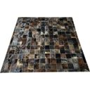 Ver imagem 1 de Tapete de Couro Marrom Exótico Escuro 1,50x1,50 C/b Pç 10x10
