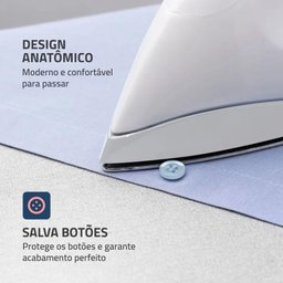 Ferro de Passar Roupa a Seco Mondial Fsn-55-w (127v) - Branco - 4