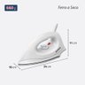 Ferro de Passar Roupa a Seco Mondial Fsn-55-w (127v) - Branco - 5