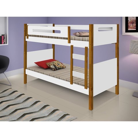 Beliche Infantil Design Montessoriana Heloisa - Branca e Mel