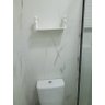 Prateleira Porta Toalha Suporte Adesiva Bob - Branca - 5