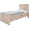 Cama Baú Solteiro Larissa Amarula com Colchão - 2
