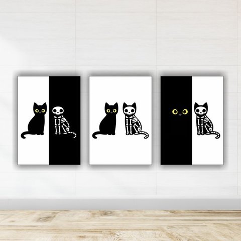 Kit Quadros Decorativos PET 3 peças