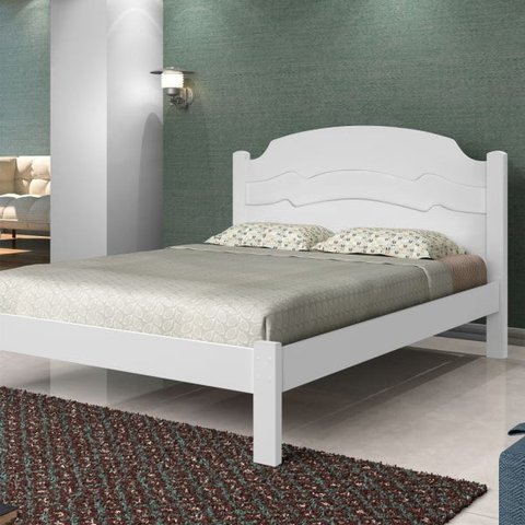 Cama Casal Londres Branco