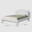 Ver imagem 3 de Cama Casal Londres Branco