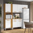 Ver imagem 1 de Cozinha Compacta Juma com Balcão 90cm Cinamomo Branco Aramóveis