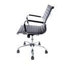 Ver imagem 3 de Cadeira Diretor Charles Eames Esteirinha Couro Pu 11d:preto