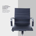 Ver imagem 7 de Cadeira Diretor Charles Eames Esteirinha Couro PU 11D Preto