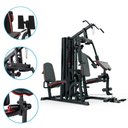Ver imagem 4 de Estação 75kg 3 Frentes + Kit de Halteres6 em 1 até 20kg Preto Ahead Sports