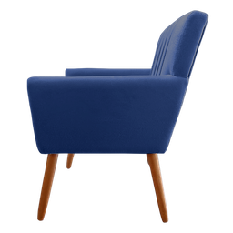Kit 2 Poltronas Decorativa Cecília Azul Visammer - 5