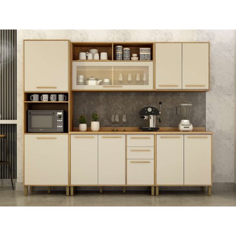 Cozinha Salvador 5 Pecas Valdemoveis Cinamomo Off