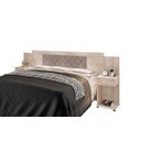 Ver imagem 2 de Cabeceira Box Bruna Amarula com Capitonê Bege Claro