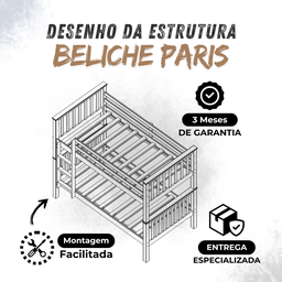 Beliche Paris Cor Imbuia + 2 Colchões Ortobom D28 - 8