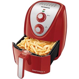 Fritadeira Grand Family Inox 5l Afn-50-ri Vermelho 127v