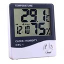 Ver imagem 2 de Termo Higrômetro Medidor Temperatura Umidade Relógio Digital