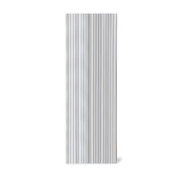 Painel Ripado Versátil: 03 unid. 270X110cm larg. Talatto Painéis Branco TX - 1