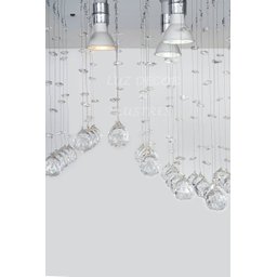 Lustre De Cristal Legítimo K9 Onda Para Sala De Jantar - 3