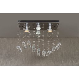Lustre De Cristal Legítimo K9 Onda Para Sala De Jantar - 4