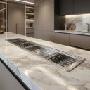 Ver imagem 1 de Calha Molhada Aço Inox 304 Canal Organizador de Sobrepor para Cozinha 110cm Cozix