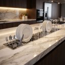 Ver imagem 2 de Calha Molhada Aço Inox 304 Canal Organizador de Sobrepor para Cozinha 110cm Cozix