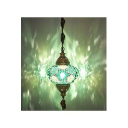 Lustre De Mosaico Turco Autêntico - Verde Fantastico - 2