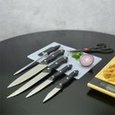 Ver imagem 2 de Kit de Corte para Cozinha com Tábua 7 Peças Lívon