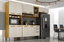 Ver imagem 1 de Cozinha Modular Ávila 11 Portas 2 Gavetas - CHF Móveis:Cinamomo/Off White