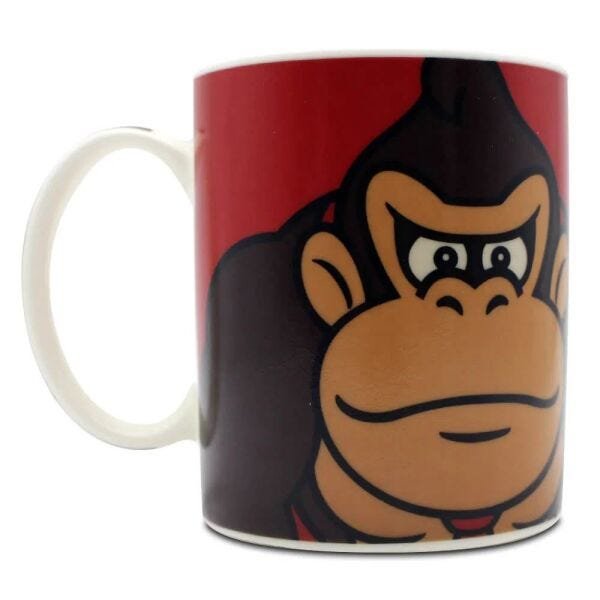 Caneca Mágica Donkey Kong Nintendo 300ml Produto Oficial - 3