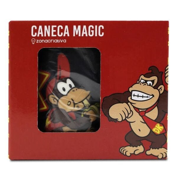 Caneca Mágica Donkey Kong Nintendo 300ml Produto Oficial - 6