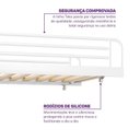 Ver mais imagens de Cama Auxiliar em Ferro Aço Carbono Tubular Teko Casatema MadeiraOriginals Branco/Fosco