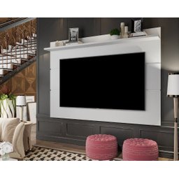 Painel Suspenso Flutuante Home Tv até 72 Polegadas Prateleira Superior Vivare New 1.80:branco - 1 Painel Suspenso Flutuante Home Tv até 72 Polegadas Prateleira Superior Vivare New 1.80:branco - 1